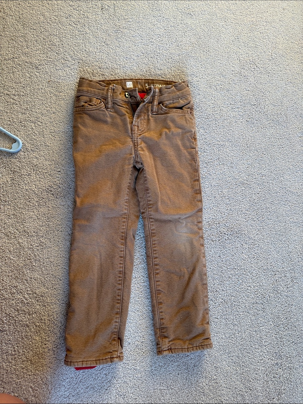 GAP Kids's Slim Straight Jeans in Brown with fleece!